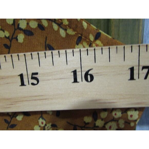 Liberty Lane size M sheer dress overlay ditsy flower floral print fall color tie - Picture 5 of 9